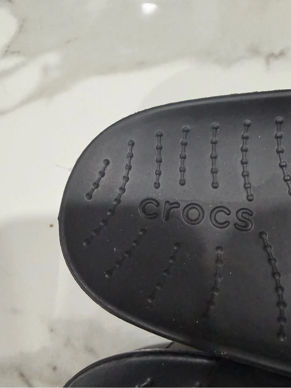 CROCS Black Slide Sandals - Picture 2 of 4